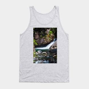 Small Waterfall In Mountain Stream Tank Top